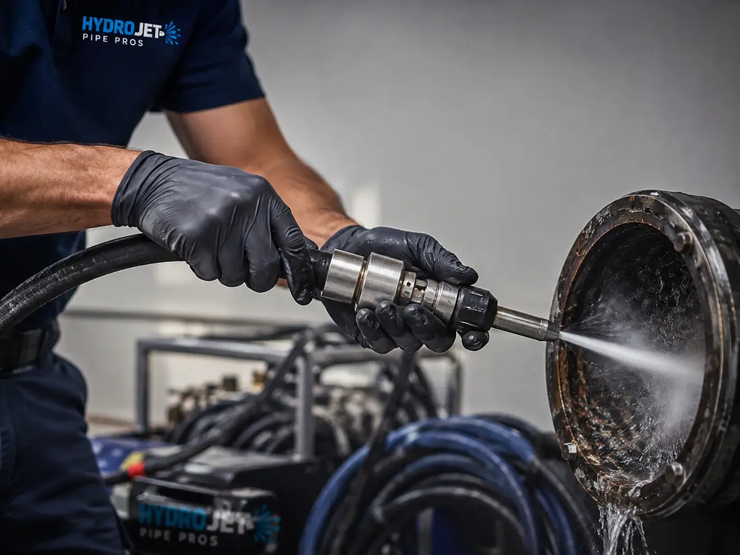 Hydro Jet Pipe Descaling in Naval Air Station Jrb, TX
